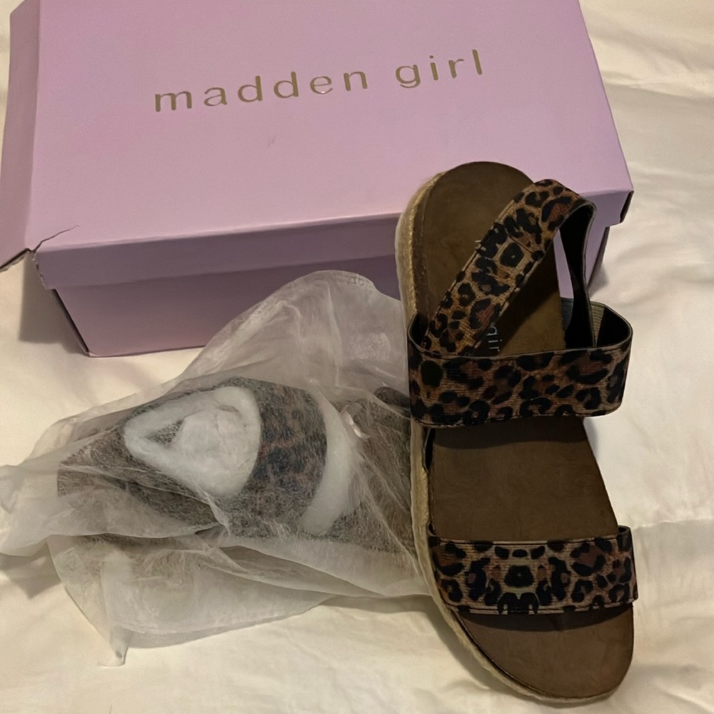 Sandals by Madden girl never been worn